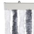Cortina mosquitera chenilla gris y blanco 118x220