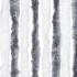 Cortina mosquitera chenilla gris y blanco 118x220