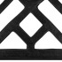 Base de sombrilla de hierro fundido negro 44x44x31