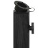 Base de sombrilla de hierro fundido negro 44x44x32