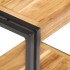 Mesa auxiliar de madera maciza de acacia 40x30x40
