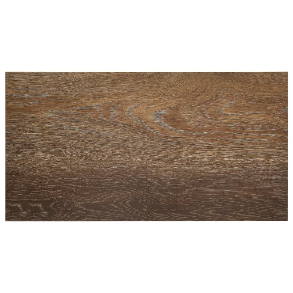 Lamas para suelo autoadhesivas 55 uds PVC marrón 5,11