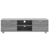 Mueble de TV madera contrachapada gris Sonoma 140x40,5x35