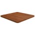 Tablero de mesa cuadrada madera roble marrón oscuro