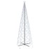 Árbol de Navidad cónico 1400 LED blanco frío 160x500