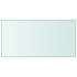 Superficie de mesa vidrio templado transparente 50x100