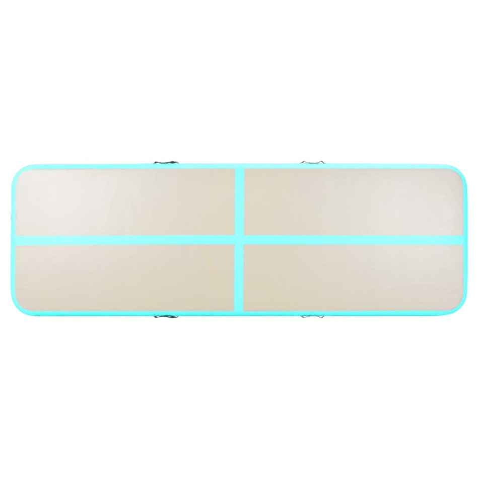 Esterilla inflable de gimnasia y bomba 700x100x10 cm PVC