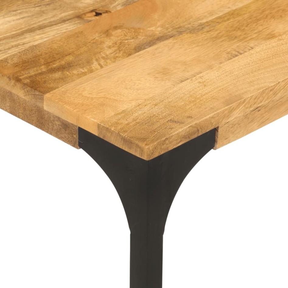Mesa de centro de madera maciza mango 100x55x35