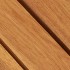 Baldosa de terraza patrón vertical 20 uds madera acacia