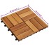 Baldosas de porche acacia 20 piezas 30x30