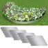 Paneles divisorios flexibles acero 10 uds galvanizado 100x14