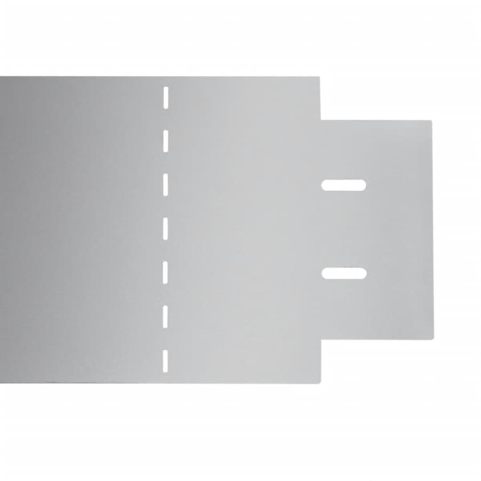 Paneles divisorios flexibles acero 10 uds galvanizado 100x14