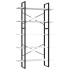 Estantería de 5 niveles madera ingeniería blanca 100x30x175
