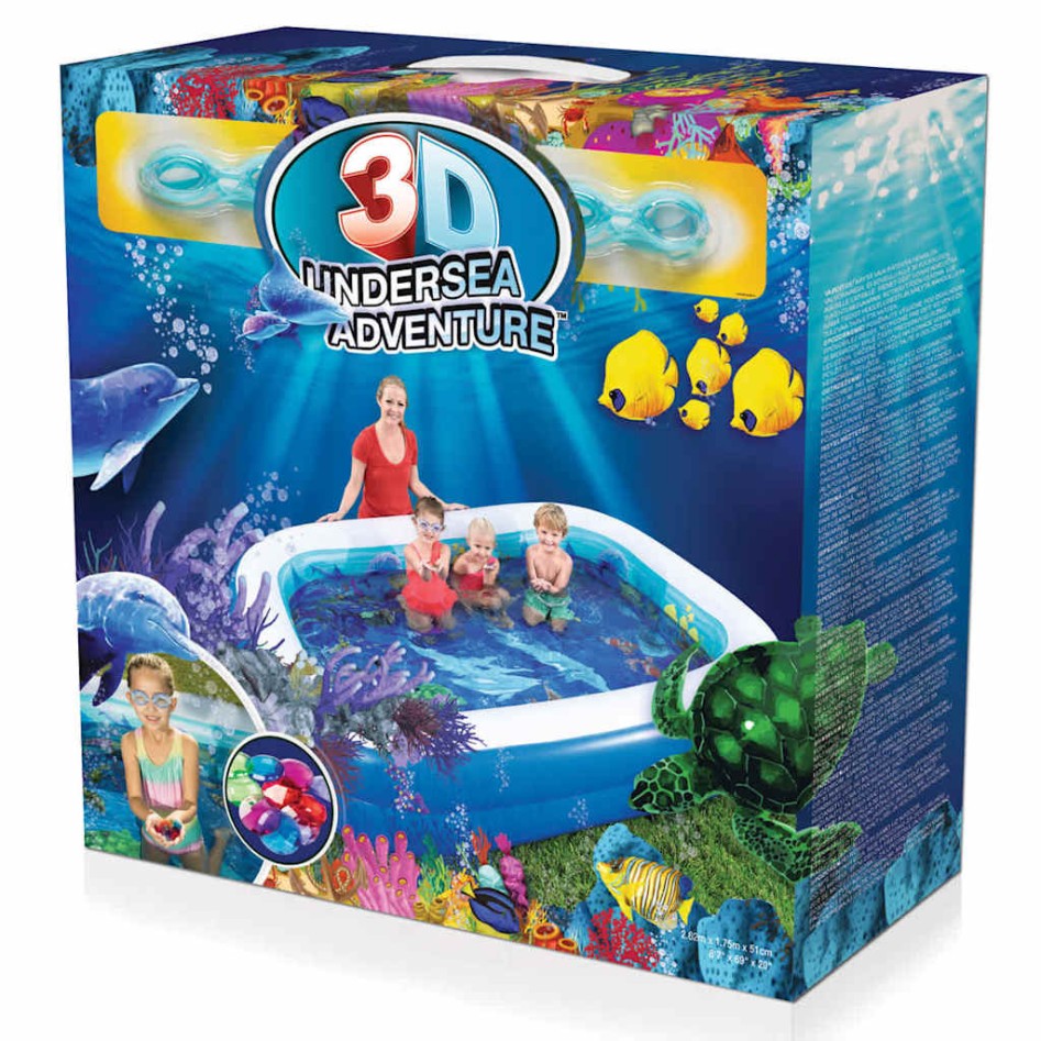 Bestway Piscina hinchable Undersea