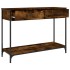 Mesa consola madera contrachapada roble ahumado 100x34,5x75