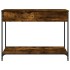 Mesa consola madera contrachapada roble ahumado 100x34,5x75