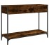 Mesa consola madera contrachapada roble ahumado 100x34,5x75