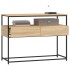 Mesa consola madera de ingeniería roble Sonoma 100x40x75