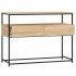 Mesa consola madera de ingeniería roble Sonoma 100x40x75