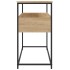Mesa consola madera de ingeniería roble Sonoma 100x40x75