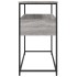 Mesa consola madera de ingeniería gris Sonoma 100x40x75