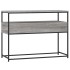 Mesa consola madera de ingeniería gris Sonoma 100x40x75