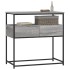 Mesa consola madera de ingeniería gris Sonoma 75x40x75
