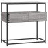Mesa consola madera de ingeniería gris Sonoma 75x40x75