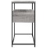Mesa consola madera de ingeniería gris Sonoma 75x40x75