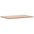 Tablero rectangular de madera maciza de haya 100x60x2,5