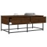 Mesa de centro madera de ingeniería roble marrón 100x51x40