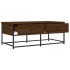Mesa de centro madera de ingeniería roble marrón 100x51x40