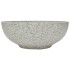 Lavabo sobre encimera redondo cerámica gris Φ41x14