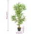 Árbol de bambú artificial con 552 hojas verde 120