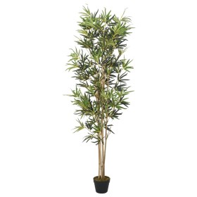 Árbol de bambú artificial con 1104 hojas verde 180