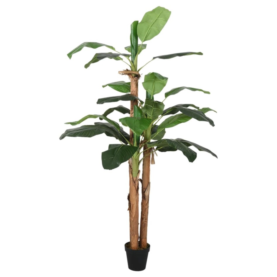 Árbol de plátano artificial 18 hojas verde 150