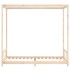 Estructura de cama para niños madera maciza de pino 90x200