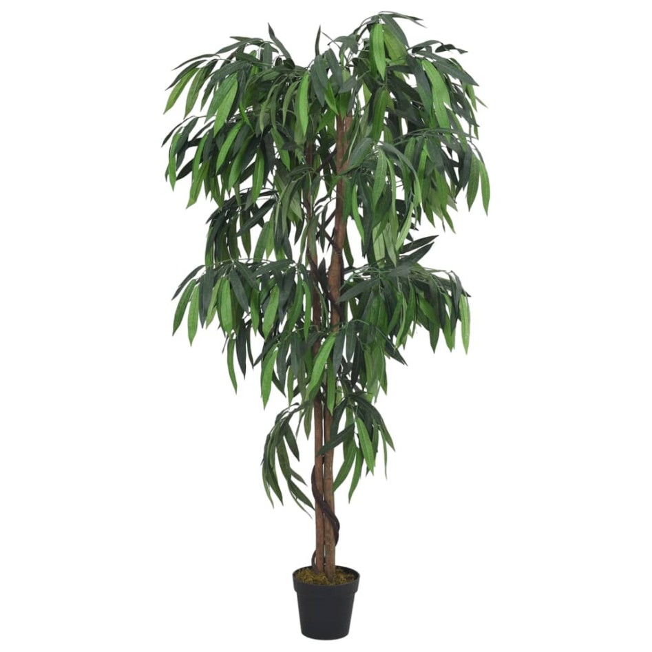 Árbol de mango artificial con 1050 hojas verde 200