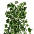 Plantas artificiales colgantes 12 uds verde y blanco 90