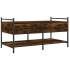 Mesa de centro madera de ingeniería roble ahumado 99x50x50