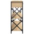 Mesa consola madera de ingeniería roble Sonoma 100x28x75