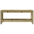 Banco de jardín de madera maciza de pino 108x35x45