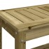 Banco de jardín de madera maciza de pino 108x35x45