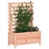 Jardinera con estantería madera maciza Douglas 79x39,5x114