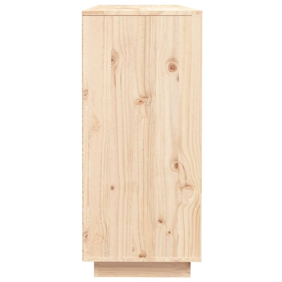 Aparador de madera maciza de pino 110,5x35x80