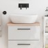 Encimera de baño madera maciza de haya 60x40x2,5