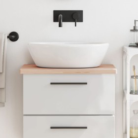 Encimera de baño madera maciza de haya 60x40x2,5