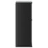 Mueble de pared baño BERG madera maciza pino negro