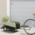 Remolque para bicicleta hierro negro y verde 30