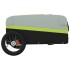 Remolque para bicicleta hierro negro y verde 30